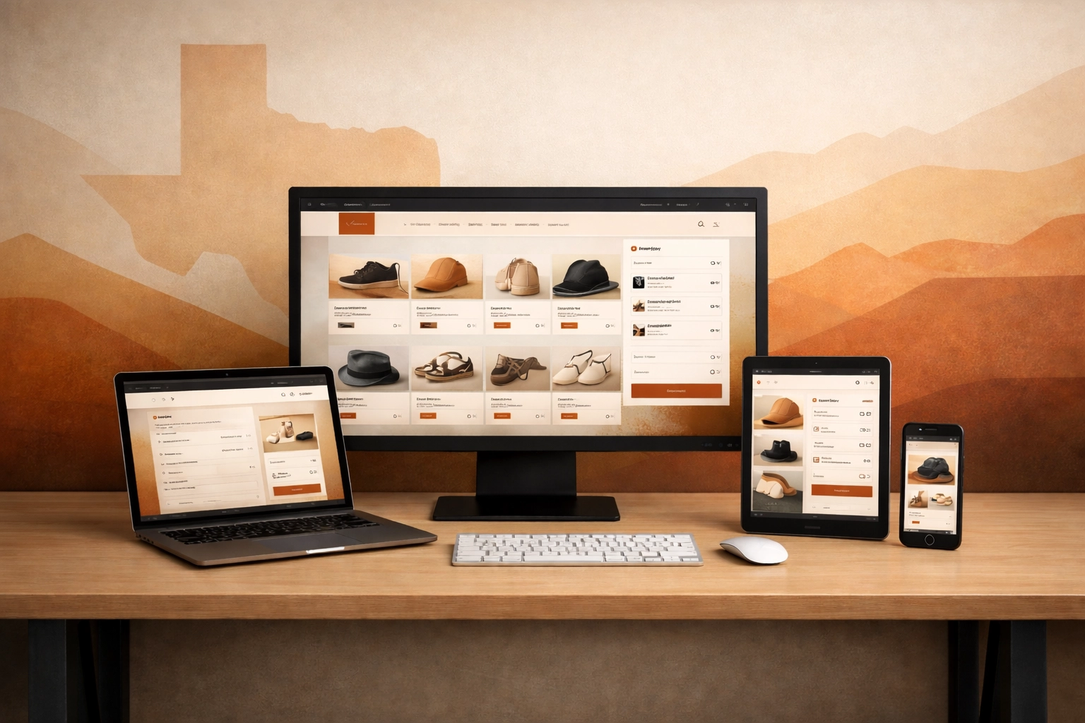 Modern Shopify store by a Shopify Website Design Company in Texas, optimized for desktop and mobile users