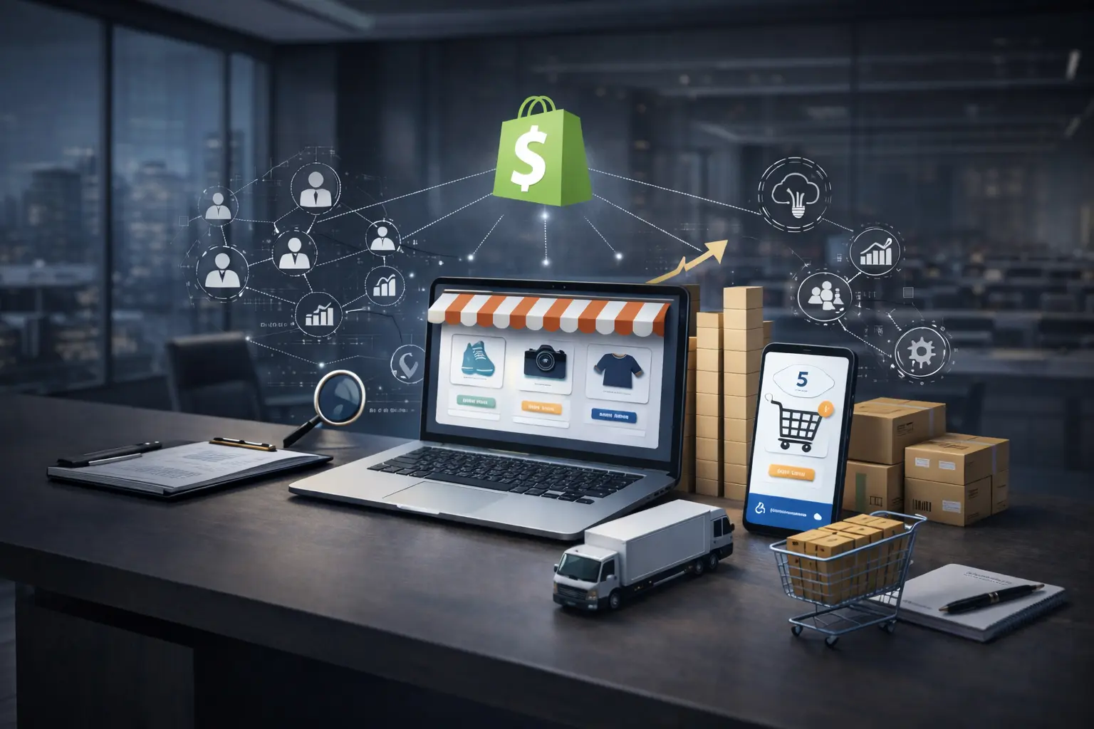 Modern ecommerce dropshipping store built with fast secure USA development services